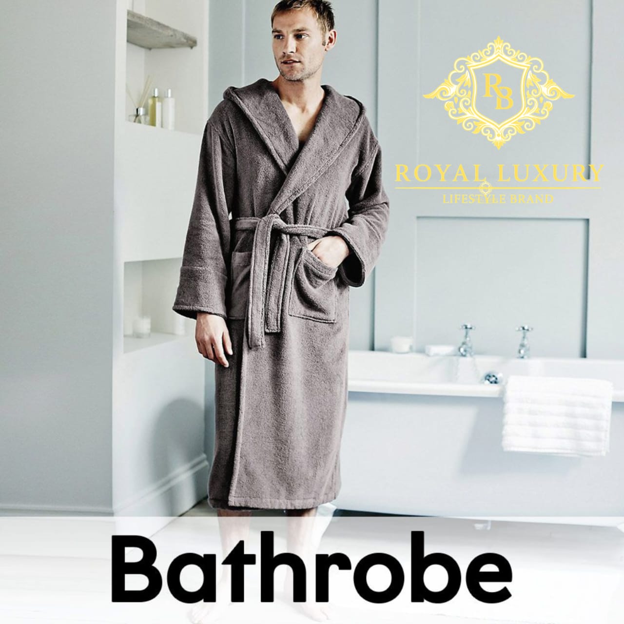 ADULT SHAWL COLLAR BATHROBE