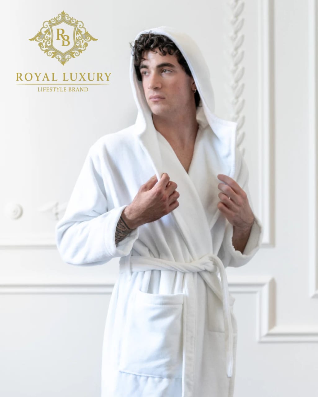 ADULT HOODED BATHROBE