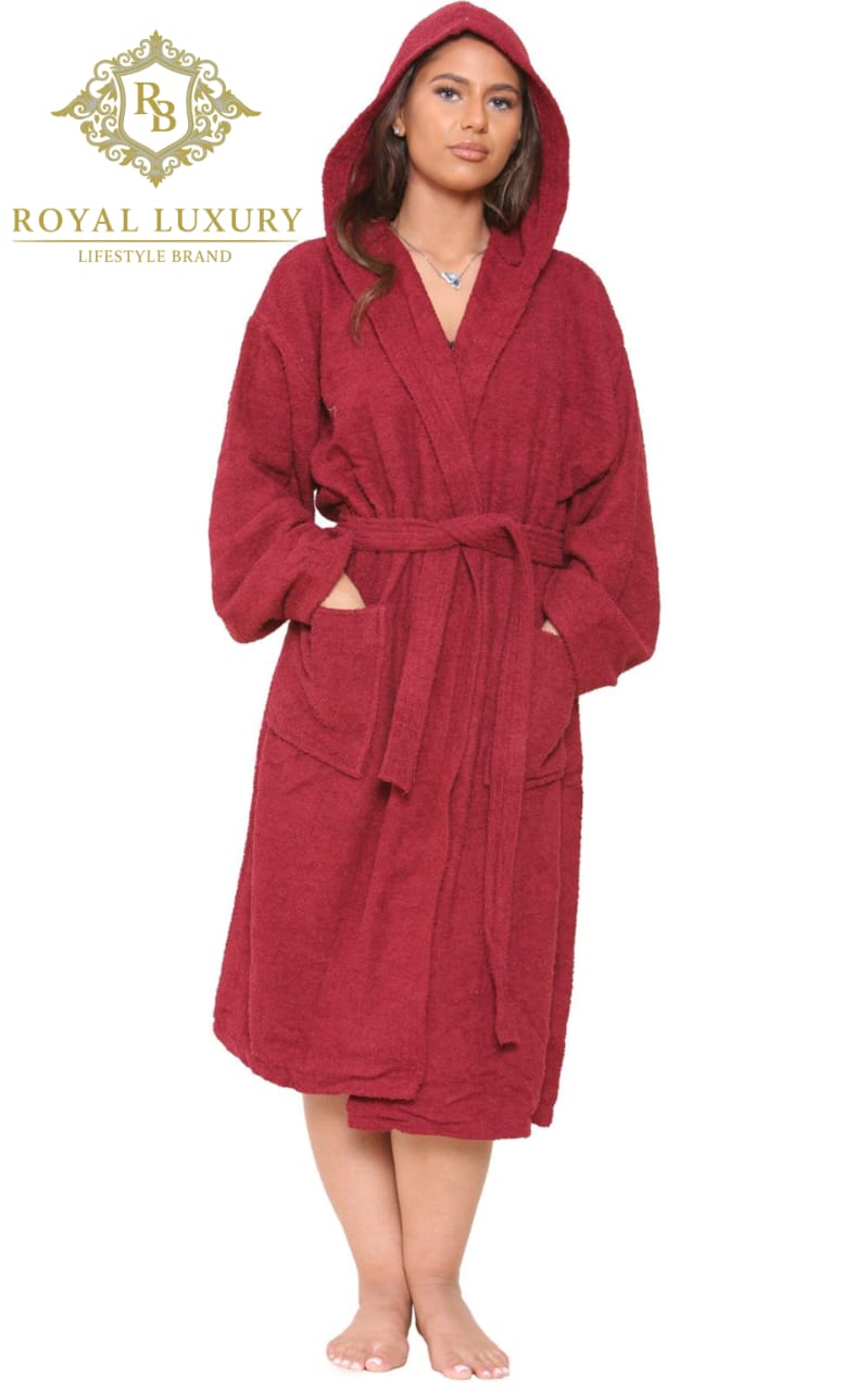 ADULT HOODED BATHROBE