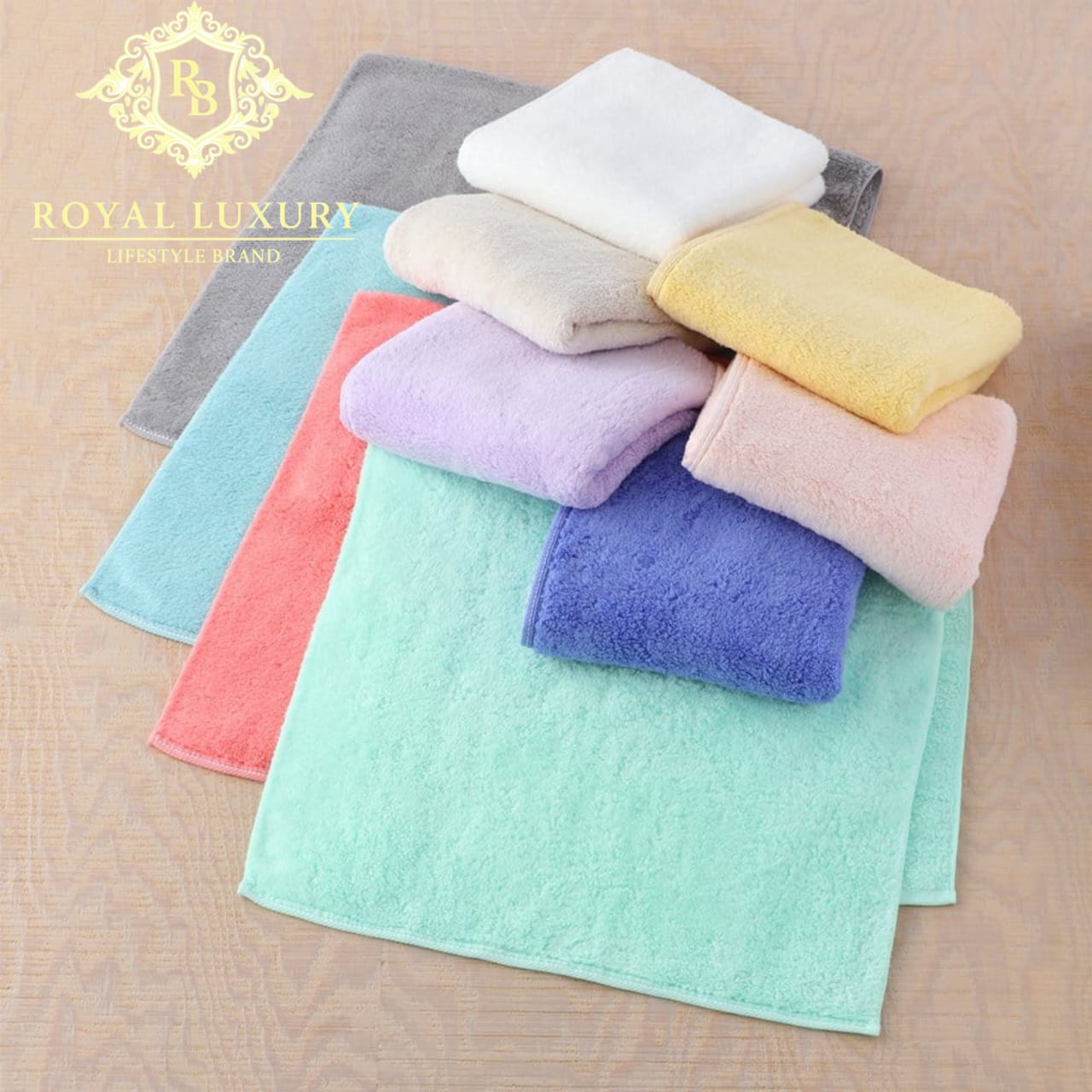 FACE TOWEL  12 PCS COMBO MULTI COLOURS