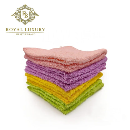 TERRY WASH CLOTH 12 PCS COMBO