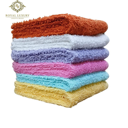 TERRY WASH CLOTH 12 PCS COMBO