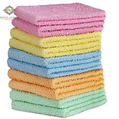 TERRY WASH CLOTH 12 PCS COMBO