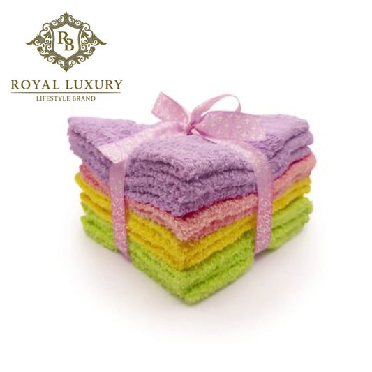 TERRY WASH CLOTH 12 PCS COMBO